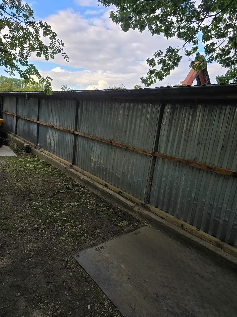 Rivningsarbete i Skåne